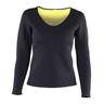 camicia da donna in neoprene caldo camicia in neoprene tuta da sauna camicia da shaper corpo sudore camicia dimagrante a maniche lunghe (m)