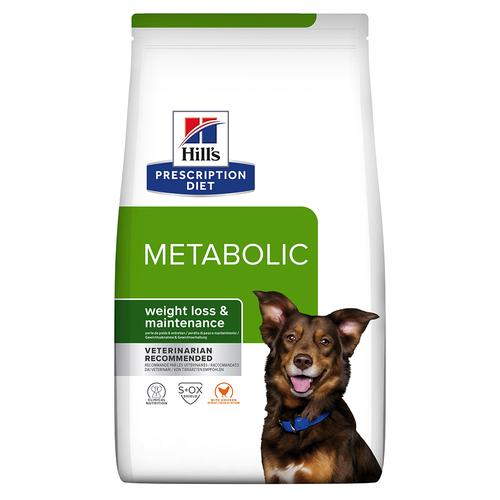 2x 12kg Prescription Diet Metabolic Gewichtsmanagement mit Huhn Hill's Hundefutter trocken - zum...