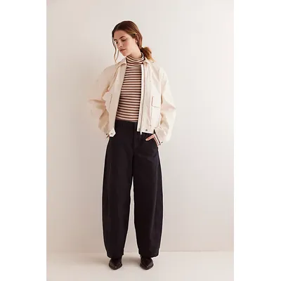 We The Free Rylee Chino Trousers at Free People in Black, Size: US 12