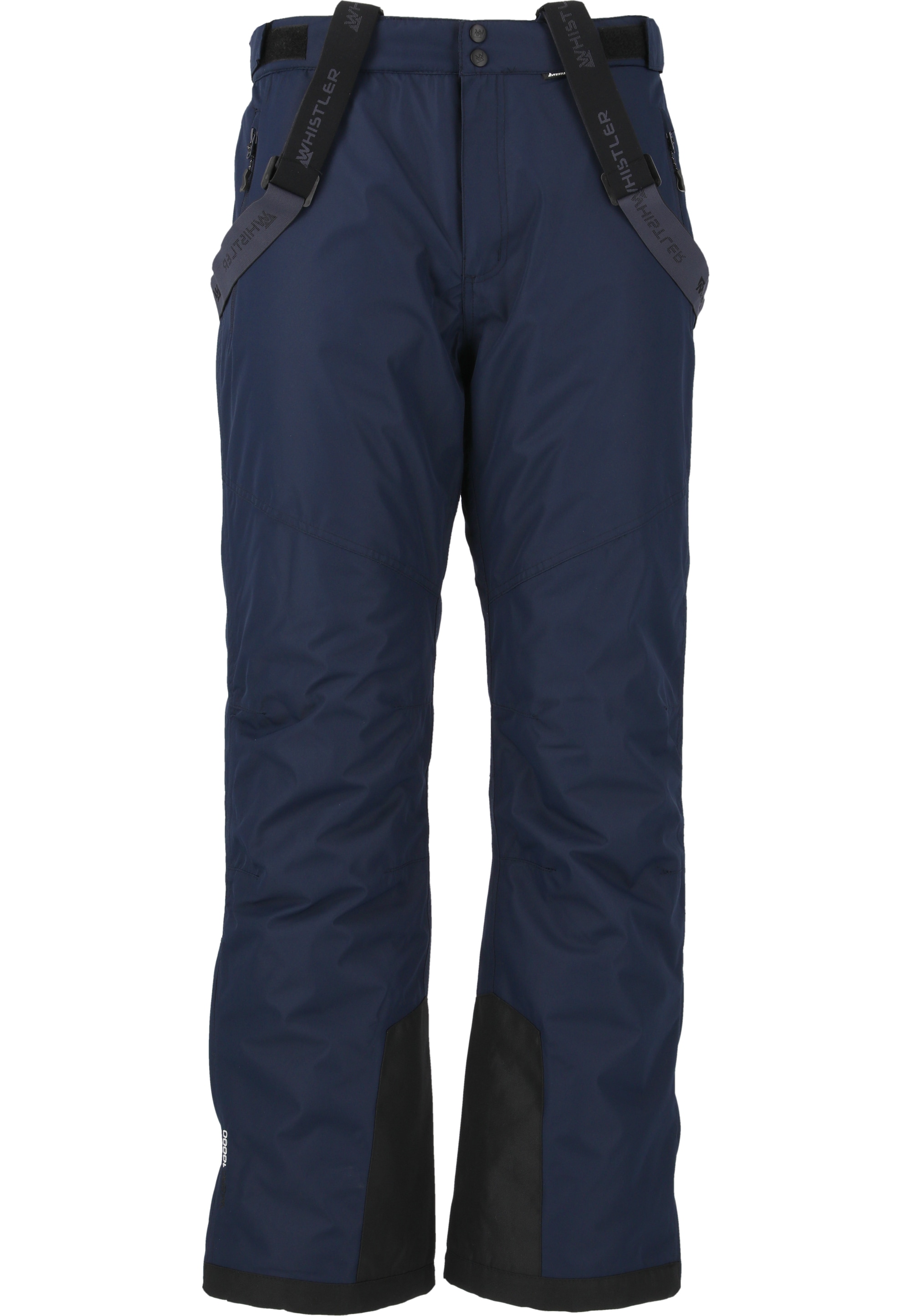 Skihose WHISTLER "Fairfax", Herren, Gr. S, US-Größen, blau (dunkelblau), 100% Polyester, unifarben, lang, Hosen, mit wasser- und winddichter Funktionsmembran Image