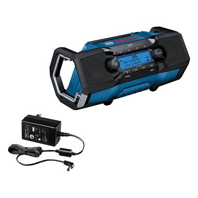 BOSCH PROFESSIONAL Digitalradio (DAB+) "»GPB 18V-2 SC PROFESSIONAL« Baustellenradio, IP54" Radios Digital Audio Broadcasting + digitaler Empfang von zahlreichen Sendern blau