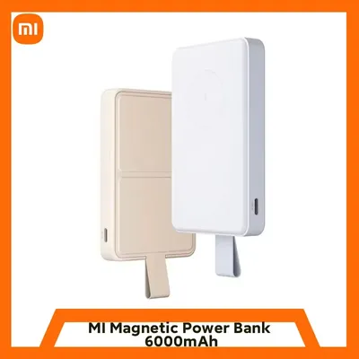 Globale Version Xiaomi Magnetic Power Bank 6000mAh 15W Wireless Charging Große Kapazität Mehrere Sicherheitsvorkehrungen