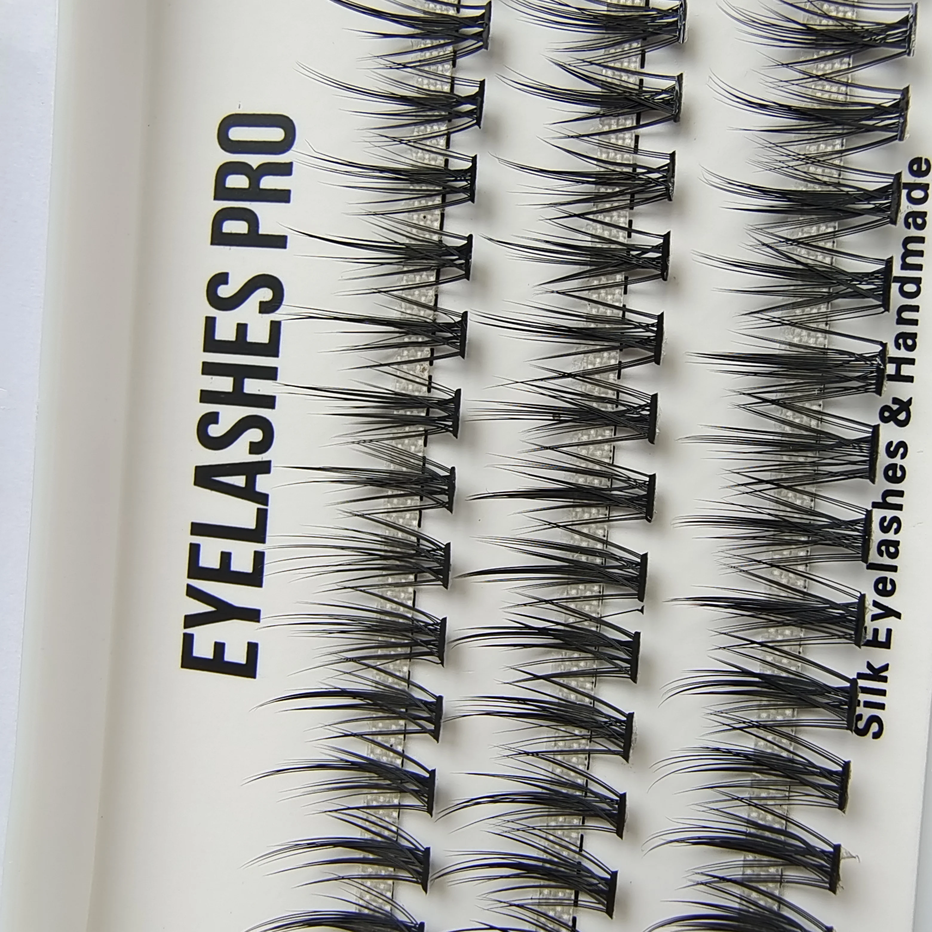 Mu003 diy handgemachte Wimpern verlängerung segmentierte Wimpern dramatische Wimpern bündel weiche Bandst reifen Wimpern Make-up Wimpern neu Image