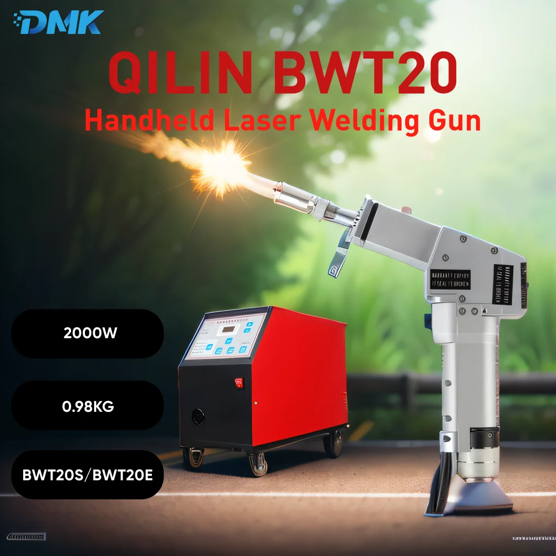 QILIN BWT20 Doppelachsen-Schwenklaserkopf V11 Lasersteuerungssystem 2000 W Wasserkühlung Doppelspendel-Laserschweißpistole Image