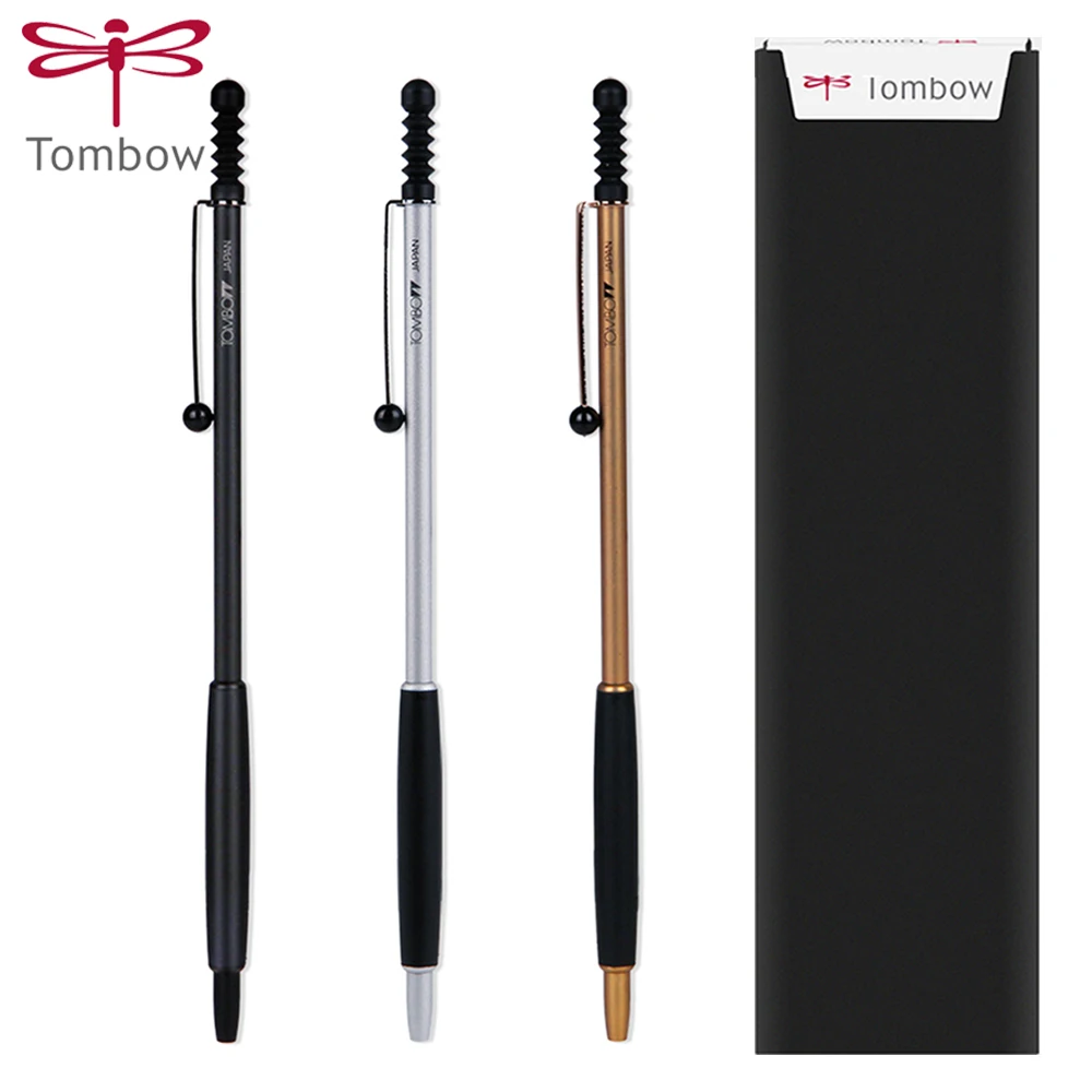 1 stücke japan tombow zoom schlank metall kugelschreiber 0,7mm schwarz gel stift BC-ZS geschäfts zeichen schreiben glatte schul bedarf Image