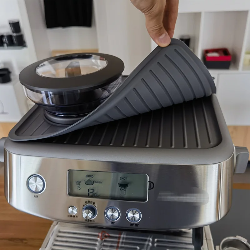 Silikon-Kaffeematte für Breville 870/880/878/876 Espressomaschine, rutschfeste, staubdichte Matte, Arbeitsplatte, Küchenzubehör