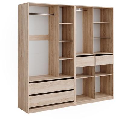 Vicco - Kleiderschrank Elmo, Sonoma, 100 x 200 cm 2er Set Image