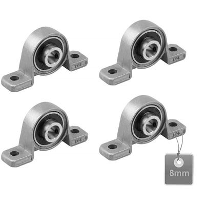 4 Stück Stehlager, Kugellager, Kugellager, Zinklegierungslager, Stehlager, Kugellager, mit massiver Image