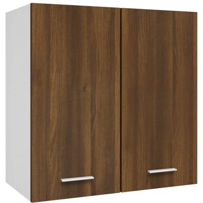 Hängeschrank Braun Eichen-Optik 60x31x60 cm Holzwerkstoff Vidaxl