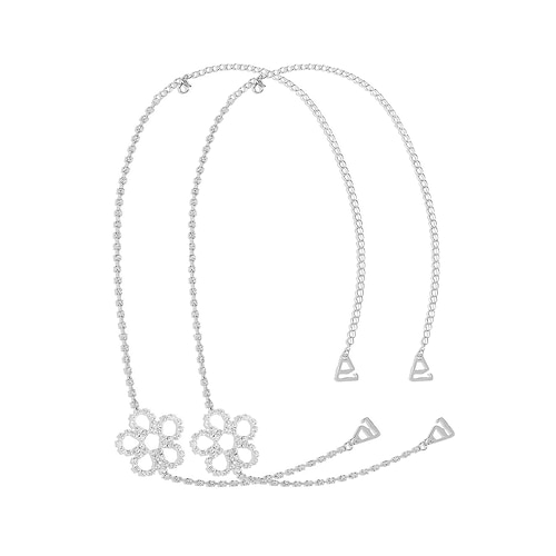 eleganter Schmetterlings-Strass-Schulterkettenschmuck für Damen – funkelndes Kristall-Körperketten-Accessoire, perfekt für Party- und Abendgarderobe Image