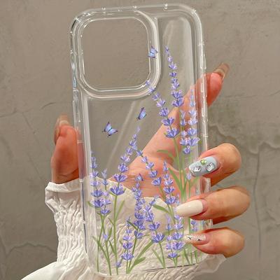 TEMU Lavender -fall Phone Suitable For 15promax#/15plus/15pro/15/14promax/14plus/14pro/14/13promax/13pro/13/12promax/12pro/12/11promax/11pro/11//xr/xs/7#8plus/7#8#se2#se3