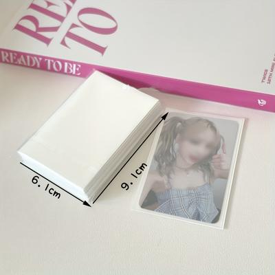 TEMU 61x91mm 20c Card Films, 50 Sheets For Protecting Cards, Storage Card Films