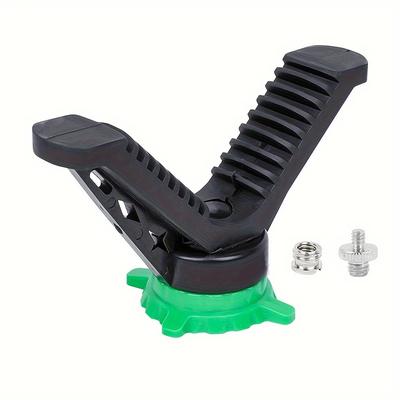 "TEMU 360° Rotatable V Yoke 1/4"" Thread - Includes Adapters For Monopods, Bipods & Tripods - For & Mounting"