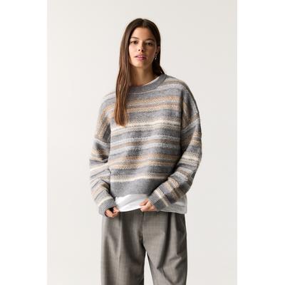 Striped Jacquard Jumper