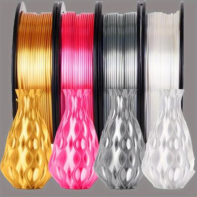 TEMU 3d , 4 4x250g Pla , 250g Pla Bundle, 1.75mm Muticolor (gold, , , )