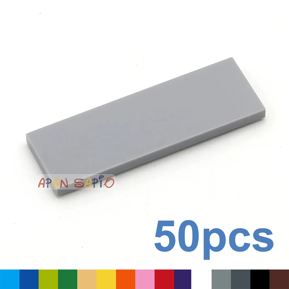 50 stücke DIY Bausteine Figur Ziegel Keramik Fliesen 2x6 Pädagogisches Kreative Größe Spielzeug für Kinder Kompatibel mit 69729