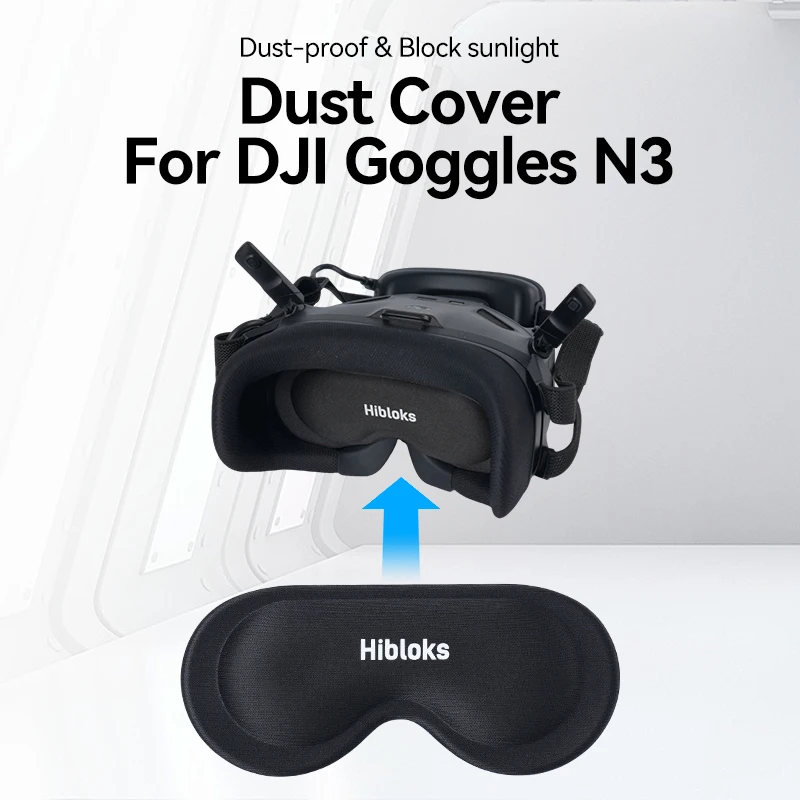 Hibloks für DJI Neo Neo 2 Schutzbrille N3 für Avata 2 N3 Schwamm Augenmaske staubdicht Sonnenschutz Linsenschutzabdeckung kratzfest Image