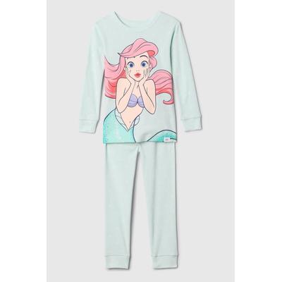 Gap Girls Green Ariel Disney Princess Brushed Cotton Pyjamas (12mths-5yrs) - Green Ariel