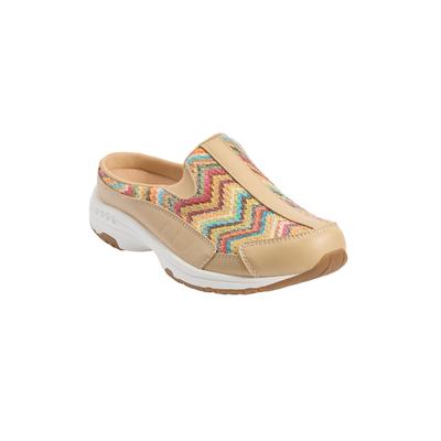 Extra Wide Width Women's The Traveltime Slip On Mule by Easy Spirit in Raffia (Size 7 1/2 WW)