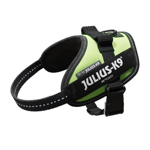 Größe: XS Julius-K9 IDC®-Powergeschirr - neon grün für Hunde