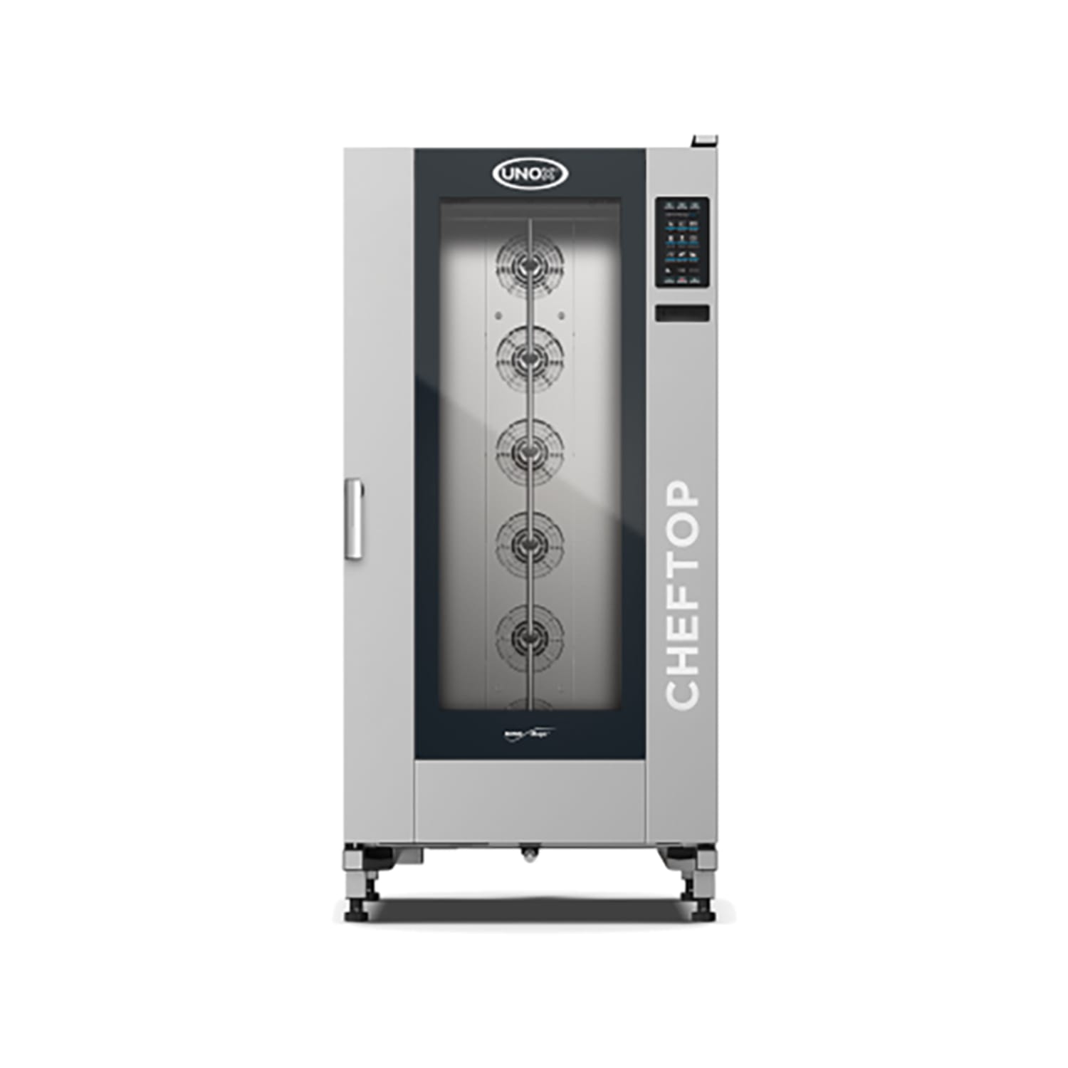 Unox XAVL-2021-NPLS (GAS 208-240V) CHEFTOP MIND.Maps Full Size Roll In Combi Oven - Boiler Based, Convertible, Stainless Steel, Gas Type: Convertible