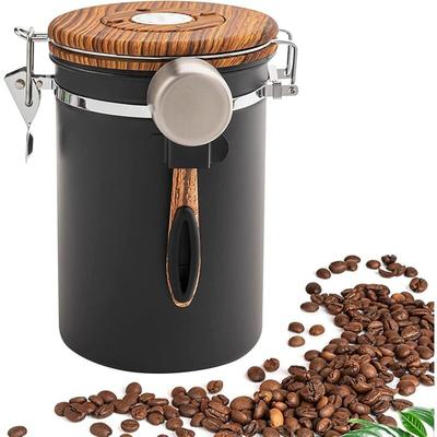 Jusch - Kaffeekanister, 1,8 l luftdichter Kaffeekanister, Kaffeebohnenkanister aus Edelstahl, Image