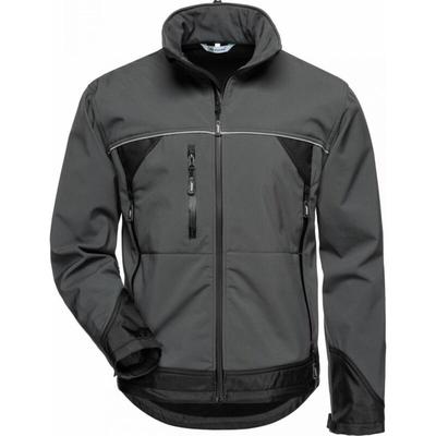 Feldtmann Jacke Beta, Softshell, Gr. l, grau/schwarz