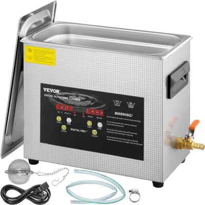 Vevor - 6L Verbesserter Ultraschallreiniger (200 w Heizung, 180 w Ultraschall) Professioneller Image