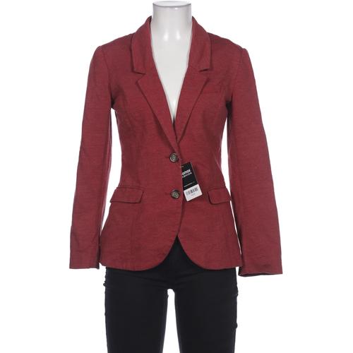 H&M Damen Blazer, Gr. 36, bordeaux, Baumwolle, Synthetik