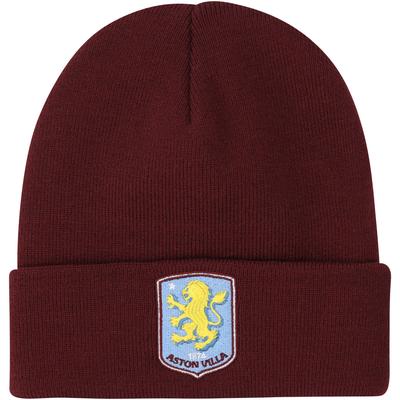 Aston Villa Core Cuff-Beanie-Mütze – Weinrot – Kinder Image