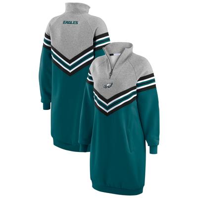 Philadelphia Eagles WEAR By Erin Andrews Chevron Gestreiftes Kleid - Damen Image