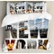 New York Bedding Set For Bedroom Bed Home New York City Collage Featuring with Different Duvet Cover