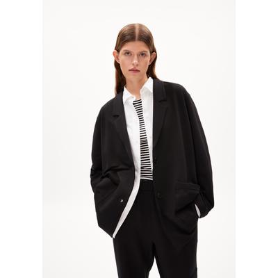 MARIAA FERNANDAA - Frauen Oversized Fit Jacke - schwarz (Größe: S)