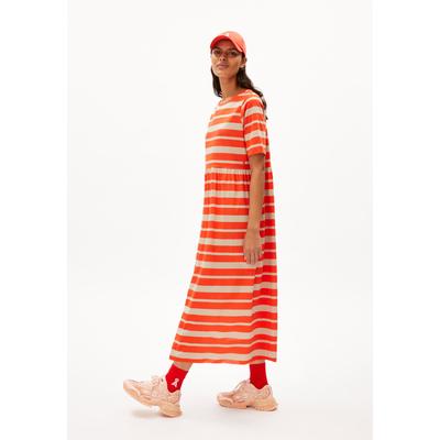 TAAKYRA BLOCK STRIPES - Frauen Loose Fit Kleid - mehrfarbig (Größe: M)