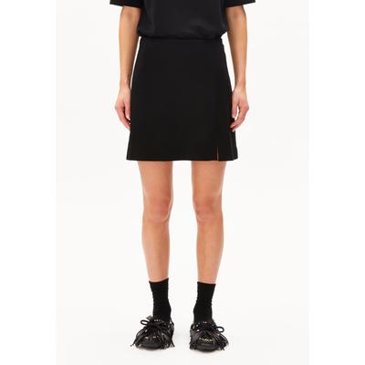 VANJARAA MINI SKIRT | Jerseyrock aus LENZING™ ECOVERO™ Viskose Mix - schwarz (L) Image