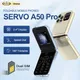 SERVO A50 Pro Flip Telefono cellulare 2G GSM Chiamata di registrazione Velocità Dial Torcia Radio FM Schermo da 2,4 pollici Cellulari pieghevoli Dual SIM Standby