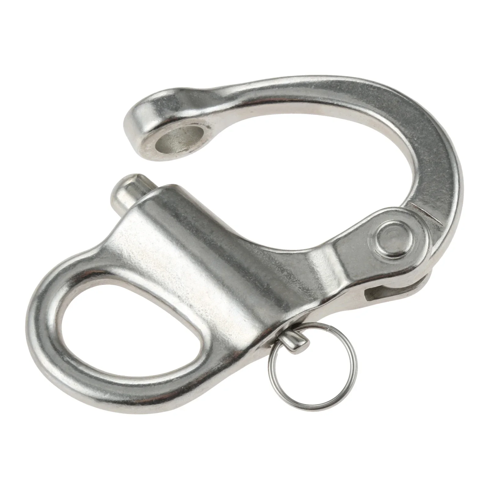 Edelstahl 316, Schnappschäkel, Anker, festes Öse, Karabinerhaken, Schnellverschluss, Federring, Rigging-Stifte, Marine-Hardware, 35/52/69/96 mm Image