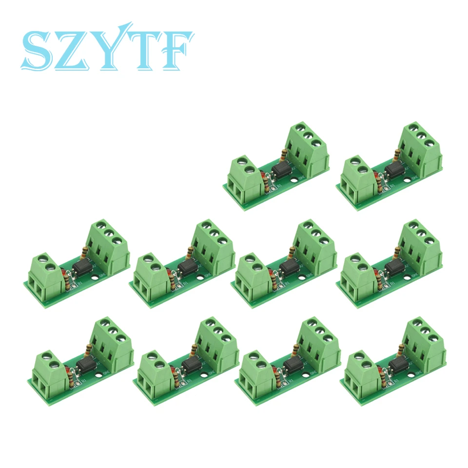 1-10PCS 1 Kanal Weg Optokoppler Isolation Modul PC817 3V-5V 12V 24V photoelektrischen Isolator Schiene Halter PLC Stick Motor Bord Image