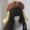 JK Lolita giapponese Y2K carino orecchie di cane Kawaii cappello giallo pompon accessori accessori per capelli cosplay donne ragazze