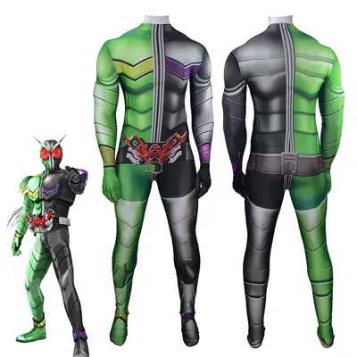 Japan TV-Serie Kamen Reiter w Cosplay Kostüm Zentai Erwachsene Kinder Bodysuit maskiert Fahrer Image