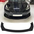 Nero Auto Paraurti Anteriore Labbro Mento Spoiler Splitter Body Kit Guardia Diffusore Deflettore Labbra Lucido Per Tesla Modello 3 2017-2020