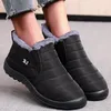 Schnee frauen Stiefel Plüsch Frau Schuhe Slip Auf Schuhe Frau Mode Unisex Wasserdichte Stiefeletten Pelz Winter Stiefel Botas Mujer