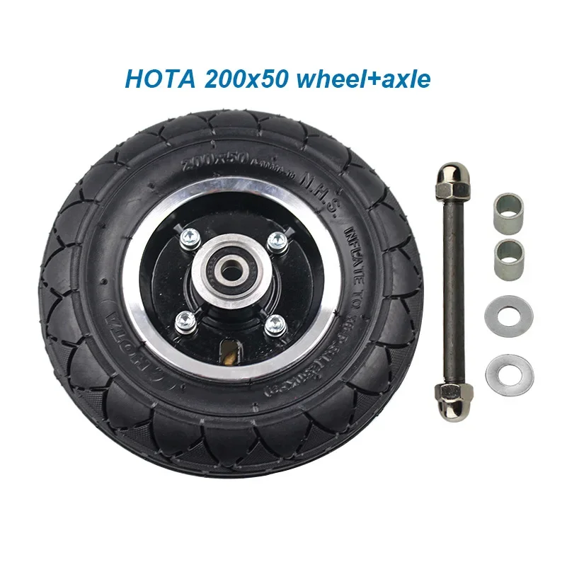 200x50 Innenrohr Außenreifen 8 Zoll Radreifen mit Nabe für Elektroroller Razor E100 E200 Razor Dune Buggy EPunk 200*50