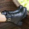 2024 frauen Schnee Stiefel Im Freien rutschfeste schuhe Mode Warme Frauen Leder Stiefel Weibliche Casual Bequeme schuh Botas