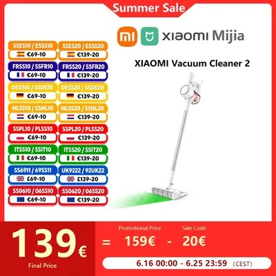 Xiaomi mijia kabellose staubsauger 2 staub display edition 24kpa absaugung 150aw starker zyklon Image
