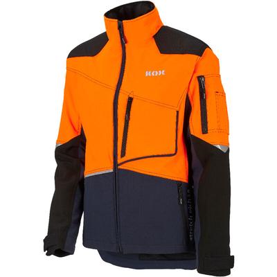 KOX - Forstjacke Stretch Elch 2.0 Dunkelblau/Orange Gr. xxl