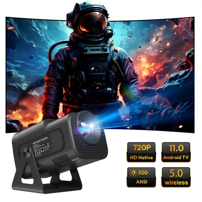 XGODY 4K Projektor Smart HD LED 5G WiFi Bluetooth 12000L HDMI USB Android Heimkino Image