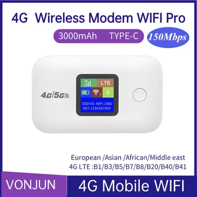 4G/5G Lte Wireless WiFi Router 150Mbps Mini Pocket Wifi Wireless Modem mit SIM Karte Slot Outdoor Mobile Hotspot WiFi Gerät