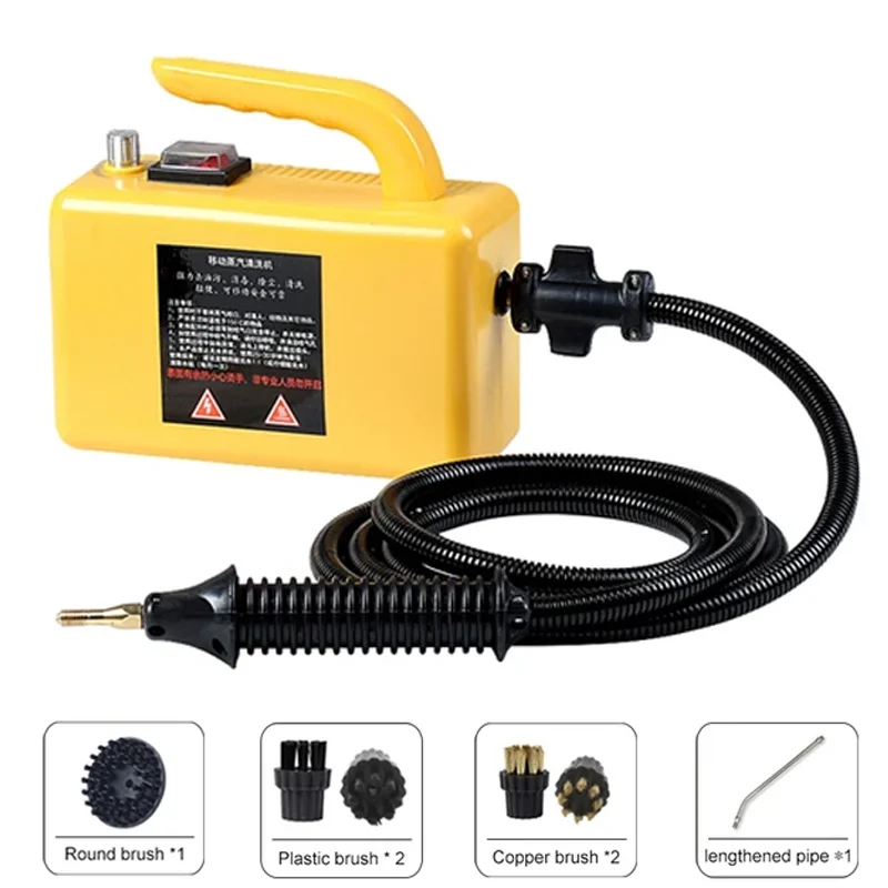 Hochtemperatur-Dampfreiniger, 2600 W, Sterilisationsdruckstrahl-Waschmaschine für Zuhause, Auto, Küche, Klimaanlage, Schmutzfett