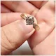 Real 18K yellowgold Diamond rings IGI Certificate Lab Grow Diamond CVD 0.6CT Lover Bridge 4 claw wedding ring for Women